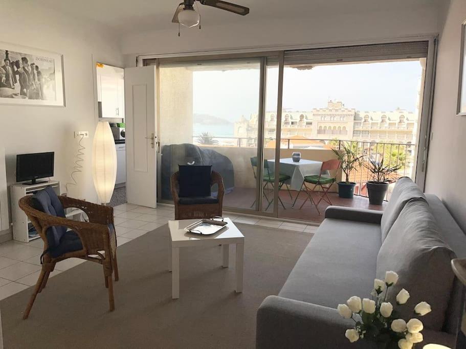 Hendaye Plage Charmant Studio 2Pers Avec Grande Terrasse Vue Mer ภายนอก รูปภาพ