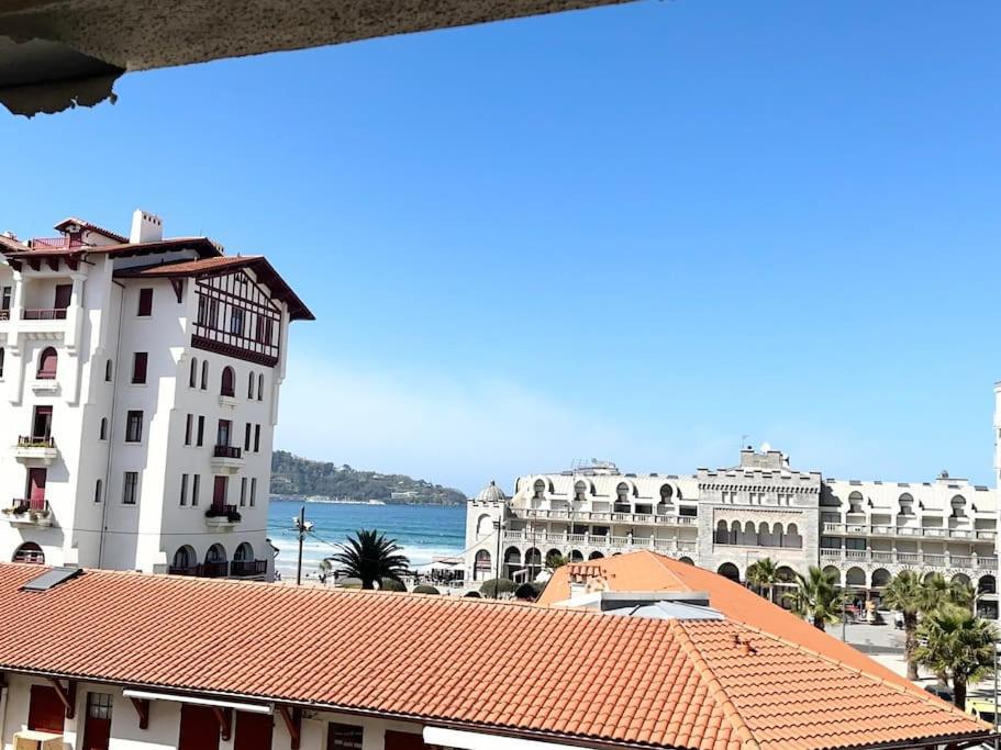 Hendaye Plage Charmant Studio 2Pers Avec Grande Terrasse Vue Mer ภายนอก รูปภาพ
